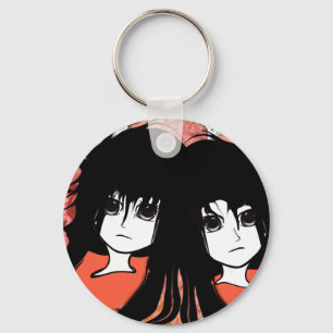 Anime Twins Keychain