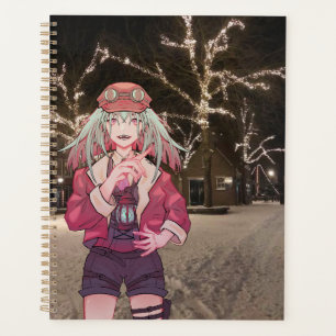 Anime, V Tuber snow in the dark Planner