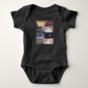 Anime Vaporwave Aesthetics Japanese Otaku Baby Bodysuit