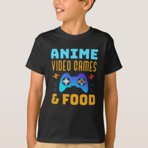 Anime, Video Games & Food   Lovely Design T-Shirt