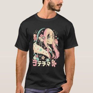 Anime Waifu Cute Anime Manga Cat Girl Sweet Retro T-Shirt