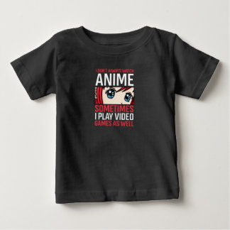 Anime Waifu Girl Eyes Video Games Gamer Gaming Quo Baby T-Shirt