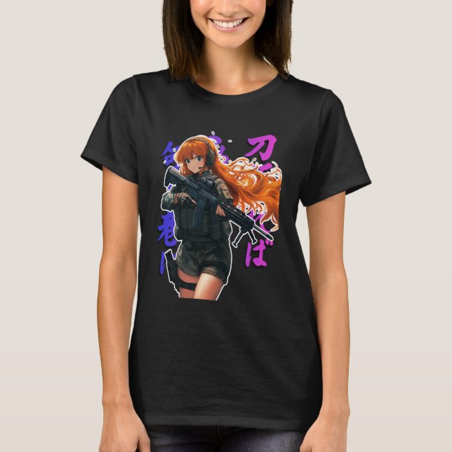 Anime Waifu Graphic T-Shirt (Front)