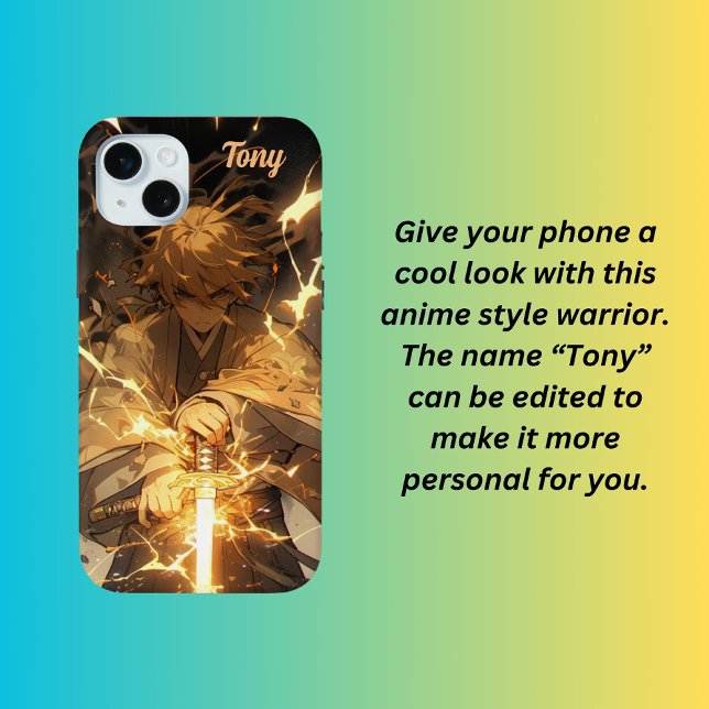 Anime warrior  Case-Mate iPhone case (Creator Uploaded)