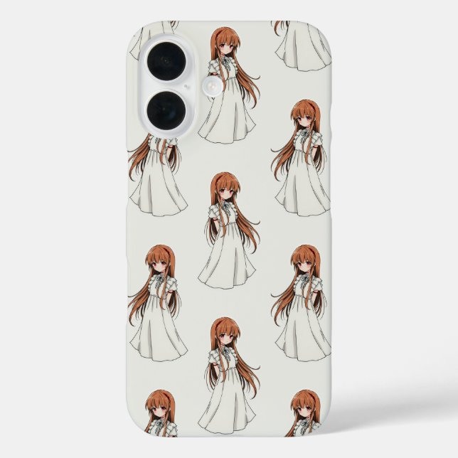 Anime Weeb Girl Manga Pattern Design  Case-Mate iPhone Case (Back)