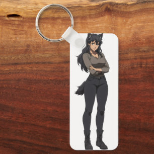 Anime Werewolf Woman Keychain