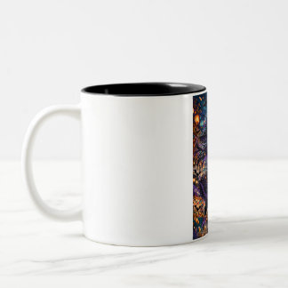 Anime Witch Girl Halloween Illustration Two-Tone Coffee Mug