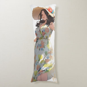 Anime Woman Plus Size Body Pillow