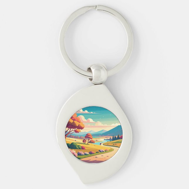 Anime world keychain (Front)