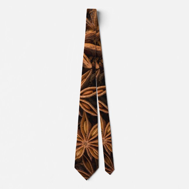 Anise Stars Pattern Tie (Front)