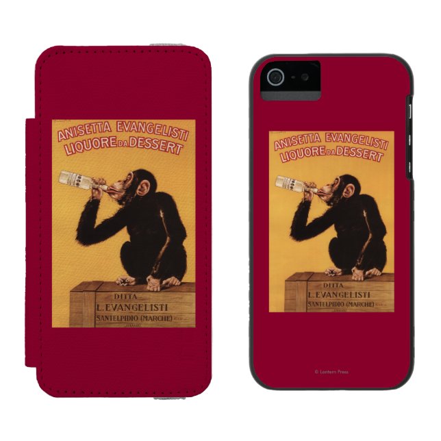 Anisetta Evangelisti Liquore da Dessert Incipio iPhone Wallet Case (Side by Side)
