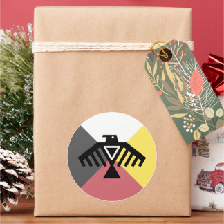 anishinaabe classic round sticker