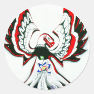 Anishinaabe Thunderbird Classic Round Sticker