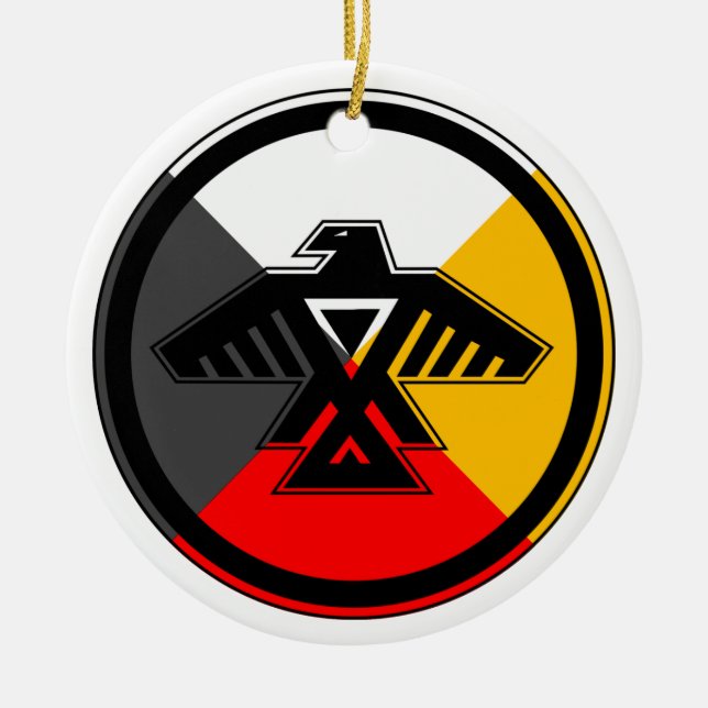 Anishinabek Nation Ceramic Ornament (Front)