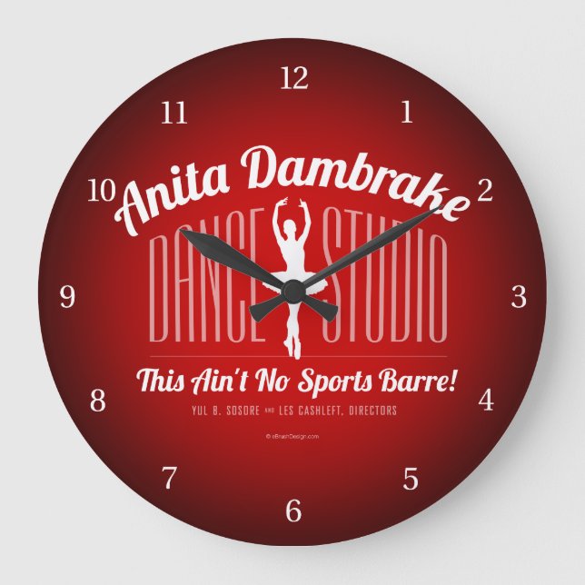 Anita Damfrein Dance Studio Grande horloge (Recto)