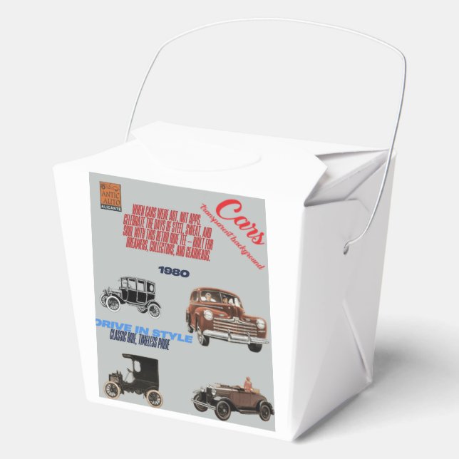 Anitic Car Favor Box (Front)
