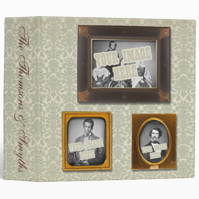 Anitque Photographs Binder (Front/Spine)