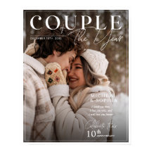 Aniversary Magazine Photo Cover Personalize Poster