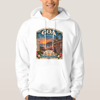 Anjuna beach Goa at its be Hoodie