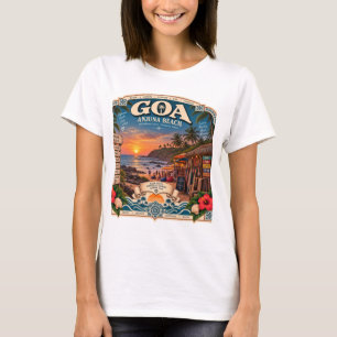 Anjuna beach Goa at its be T-Shirt