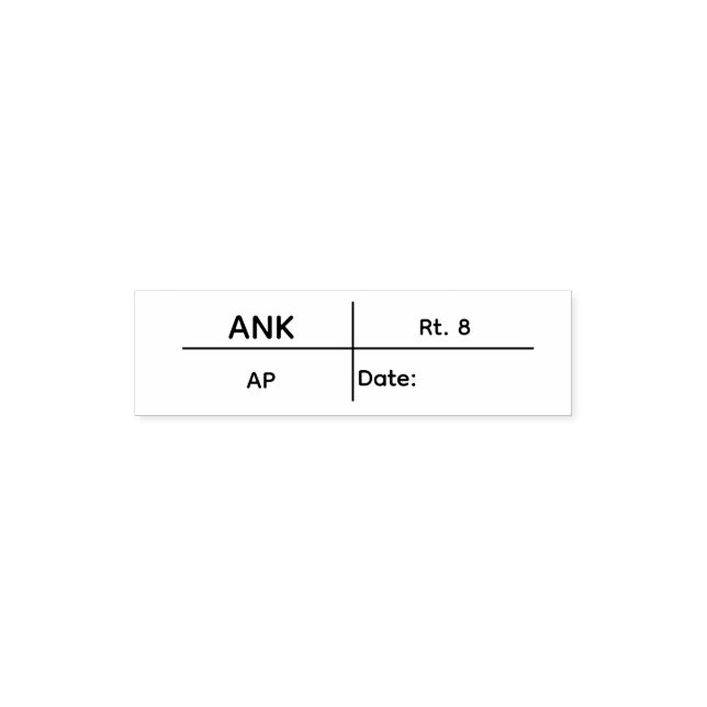 ANK stamp (Design)