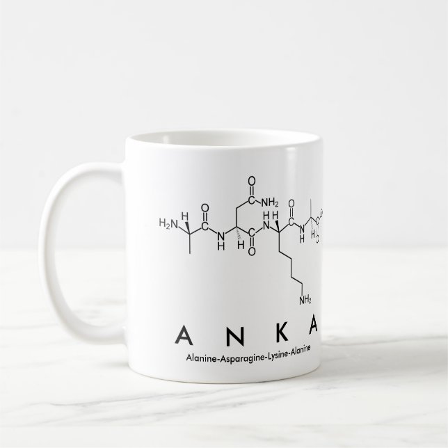 Anka peptide name mug (Left)