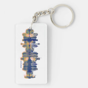 Ankara Skyline Keychain