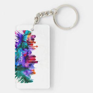 Ankara Skyline Keychain