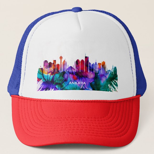 Ankara Skyline Trucker Hat (Front)