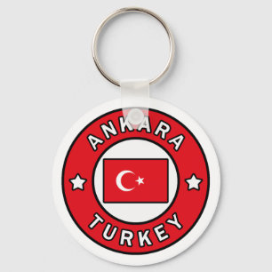 Ankara Turkey Keychain