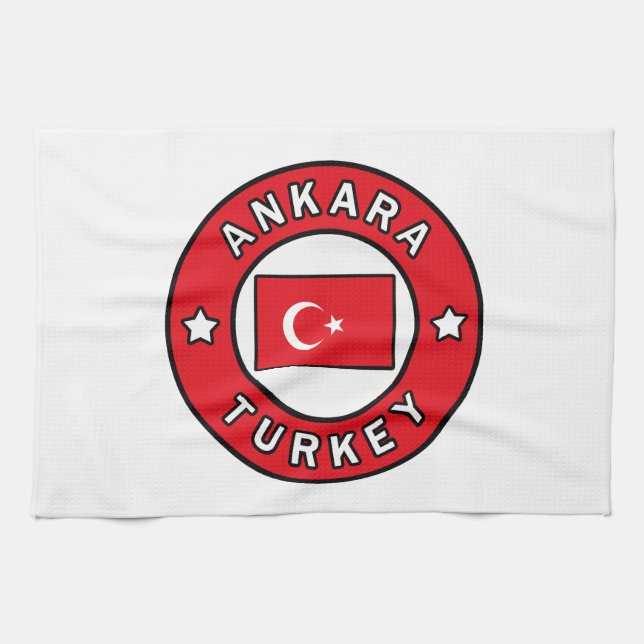 Ankara Turkey Kitchen Towel (Horizontal)