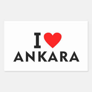 Ankara Turkey love city heart like travel Sticker