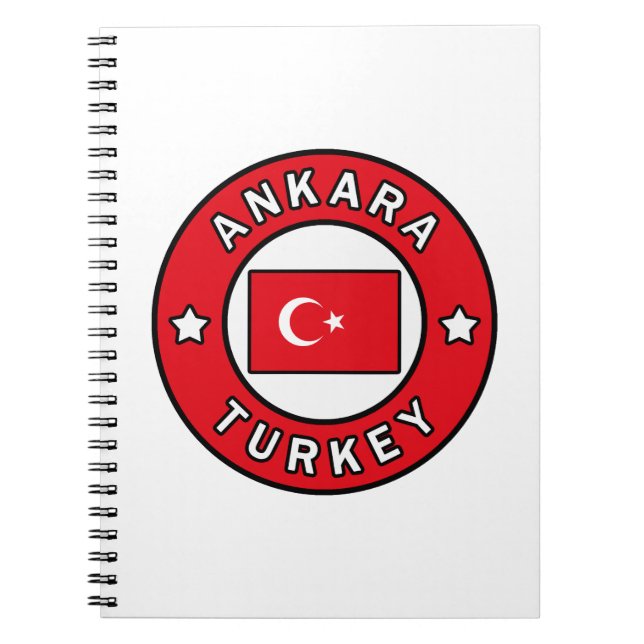 Ankara Turkey Notebook (Front)