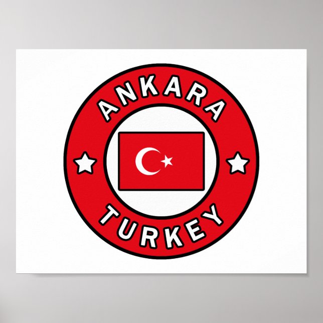 Ankara Turkey Poster (Front)