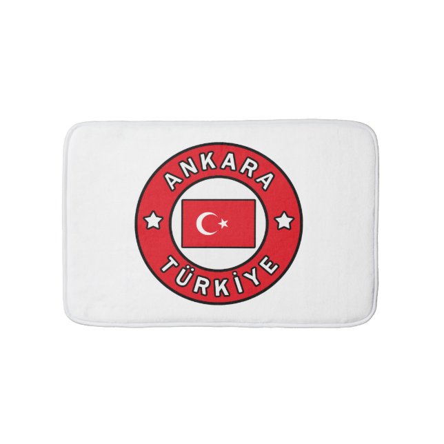 Ankara Türkiye Bath Mat (Front)