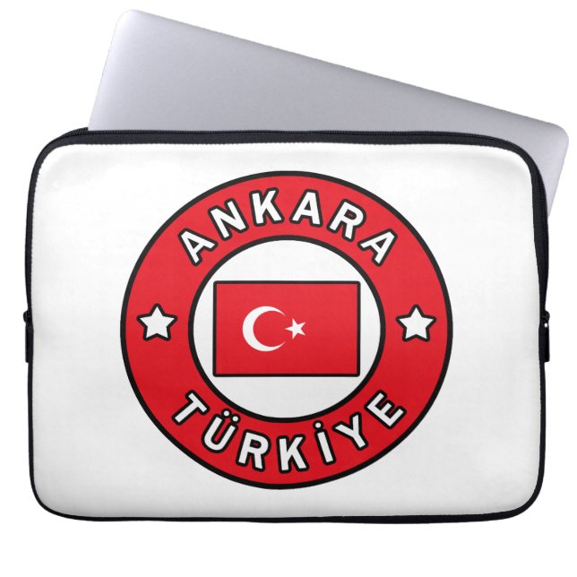 Ankara Türkiye Laptop Sleeve (Front)