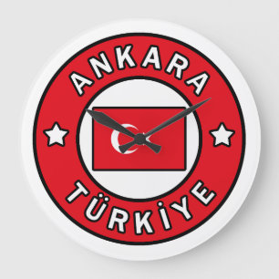 Ankara Türkiye Large Clock