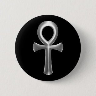 Ankh 2 Inch Round Button