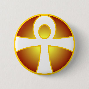 Ankh 2 Inch Round Button