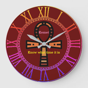 Ankh Acrylic Wall Clock
