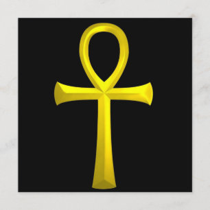 ANKH CRUX ANSATA EGYPTIAN CROSS INVITATION