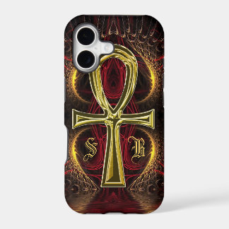 Ankh Gold Goddess Nom personnalisé Gold Ankh