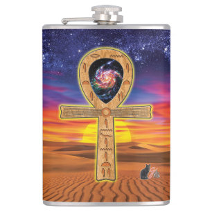 Ankh Hip Flask
