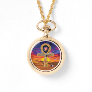 Ankh Necklace Watch