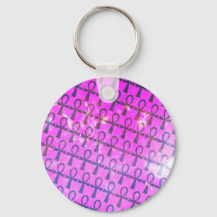 Ankh Pattern Keychain