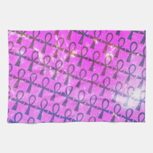 Ankh Pattern Kitchen Towel