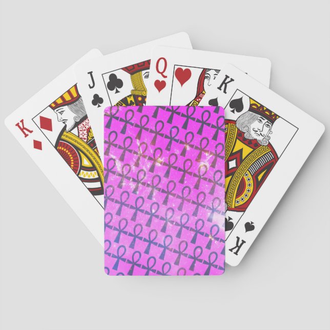 Ankh Pattern Playing Cards (Back)