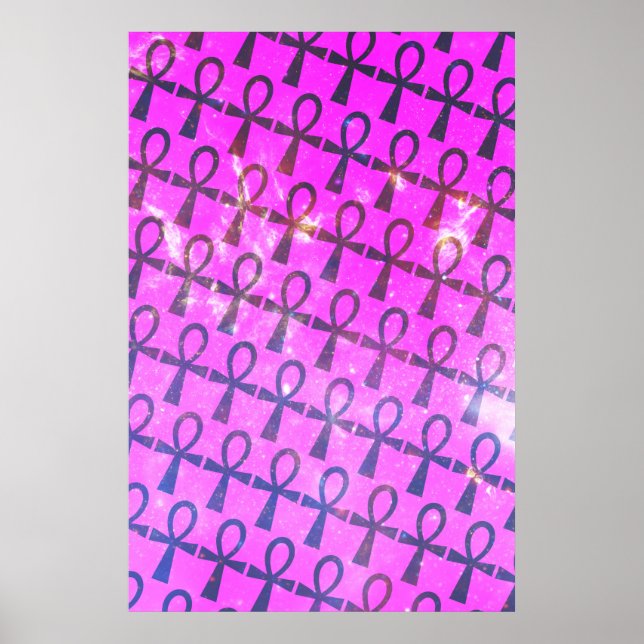 Ankh Pattern Poster (Front)