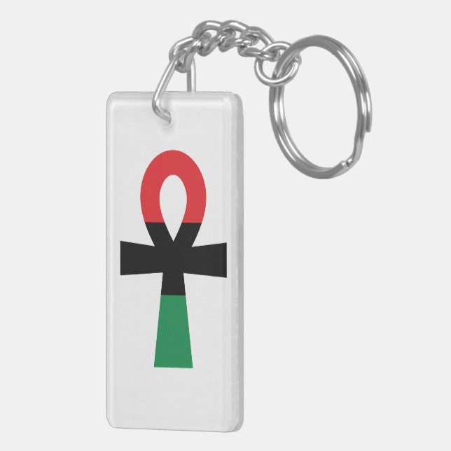 Ankh rouge, noir et vert (Dos droit)