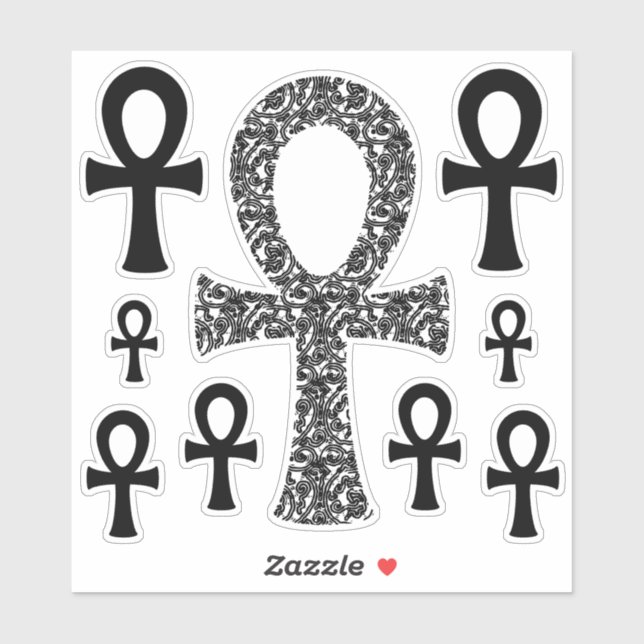 Ankh Swirl Pattern (Sheet)
